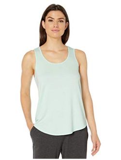 Women's Relaxed Fit Lightweight Lounge Terry Racerback Tank