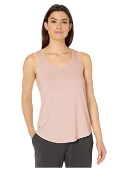 Women's Relaxed Fit Lightweight Lounge Terry Racerback Tank