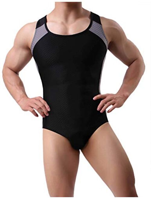 Men's Body-shaping Underwear Tight-fitting Coveralls Fitness Sportswear 2241 