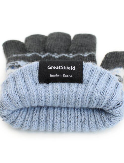 GreatShield Cozy Series Touch Screen Wool Gloves with Superb Accuracy on All 10 Fingertips - [95% Conductive Lambswool] Fall Winter Gloves That Works with All Touch Scree