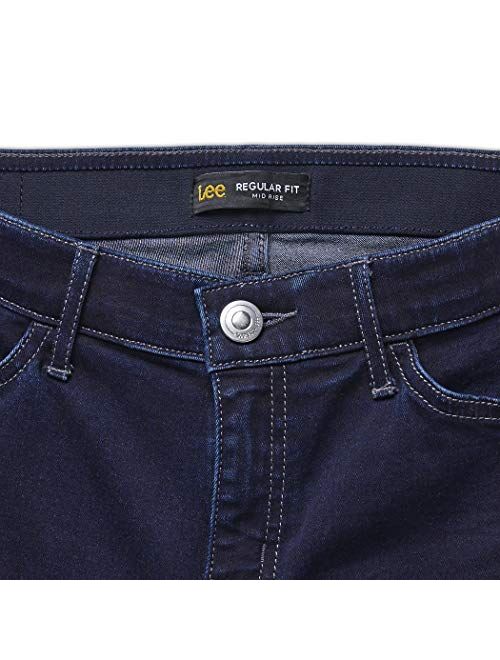 Lee Women's Flex Motion Regular Fit 5 Pocket Capri Jean
