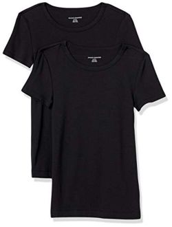 Women's 2-Pack Slim-Fit Short-Sleeve Crewneck T-Shirt