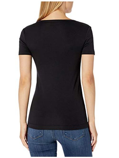 Amazon Essentials Women's 2-Pack Slim-Fit Short-Sleeve Crewneck T-Shirt