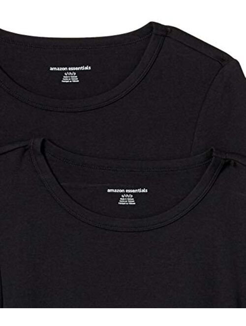 Amazon Essentials Women's 2-Pack Slim-Fit Short-Sleeve Crewneck T-Shirt