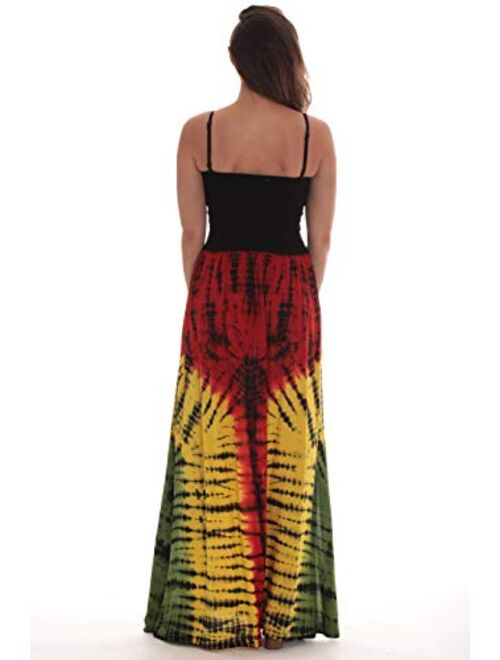Riviera Sun Rasta Maxi Summer Dress for Women Long Sundress with Removable Straps