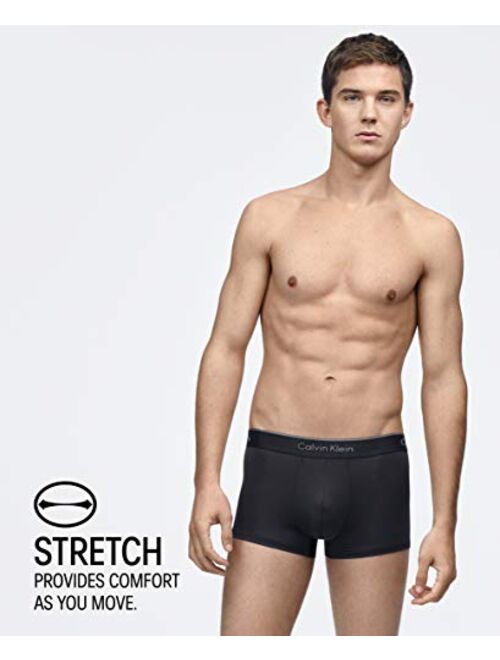 Calvin Klein Men's Microfiber Stretch Multi-Pack Low Rise Trunks