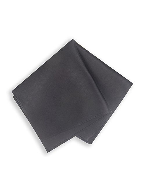 SelectedStyle 100% Pure Silk Pocket Square Solid Color