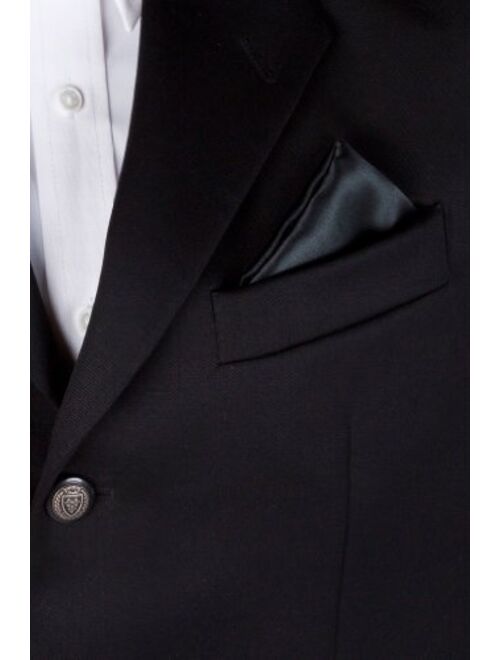 12" Pocket Square By Elite Solid In Silk Wedding