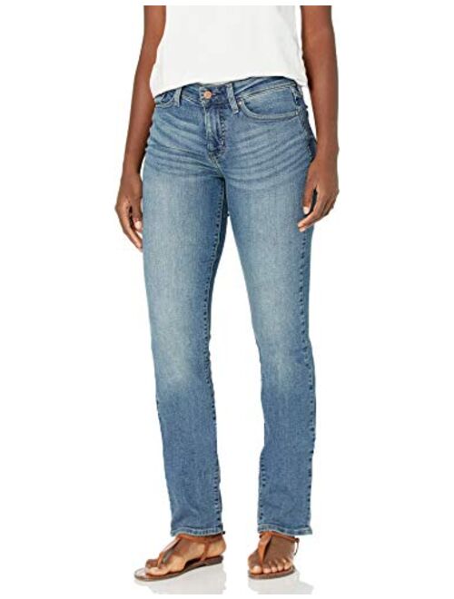Signature by Levi Strauss & Co. Women's Curvy Totally Shaping Straight Jeans (Standard and Plus)