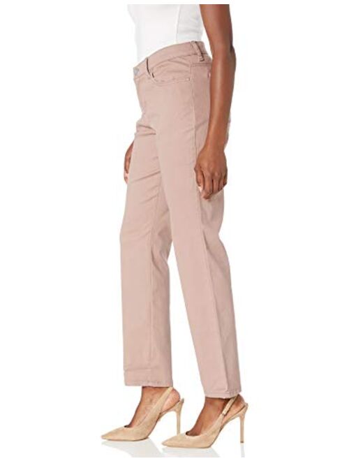 Lee Women's Petite Relaxed Fit High Rise Straight Leg Jean