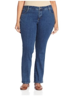 Women's Plus Size Instantly Slims Classic Relaxed Fit Monroe Straight Leg Jean