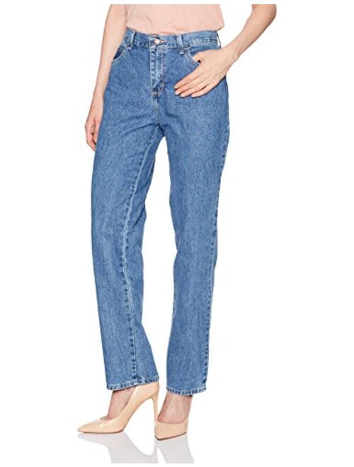 Lee Women's Misses Relaxed Fit All Cotton Straight Leg Jean