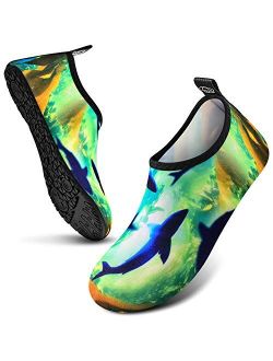 EOMTAM Water Shoes for Women and Men,Water Socks for Women Barefoot Quick-Dry Aqua Yoga Socks, Slip-on for Outdoor Beach Swim Sports Yoga Snorkeling