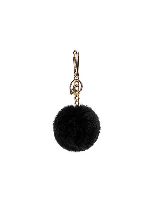 Pom Pom Keychain accessories for Women by Miss Fong,Keychains for Women,Fur Ball