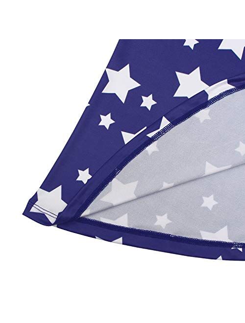 JESKIDS Little Girls Unicorn Dress Sleeveless Casual Twirl Dresses