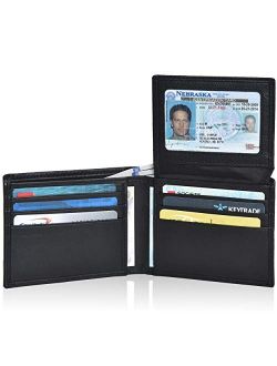 Clifton Heritage Leather Wallets for Men with RFID Blocking - Bifold Stylish Slim Wallet Front Pocket Wallet