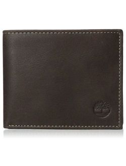Men's Cloudy Genuine Leather Passcase Wallet