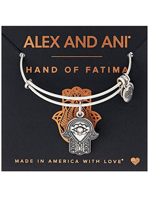 Alex and ANI Hand of Fatima III Bangle Bracelet Expandable