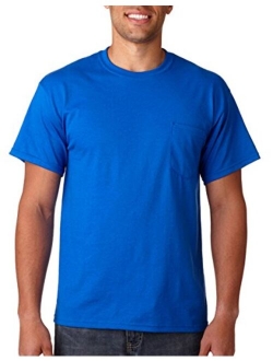 G2300 Adult Ultra Cotton Solid Short Sleeve Crew Neck T-Shirt with Pocket