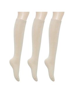 AJs Classic Triple Stripes Retro Knee High Tube Socks Made in USA Sock size 11-13 Shoe Size 5 and up 