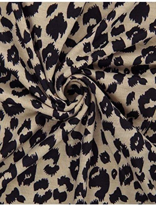 BMJL Women's Casual Leopard Print Tops Long Sleeve T Shirt Cute Blouse Graphic Tees