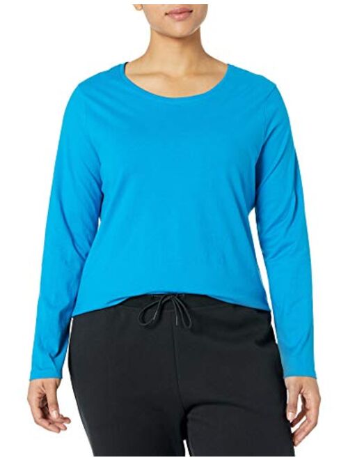 JUST MY SIZE Women's Plus Size Long Sleeve Tees