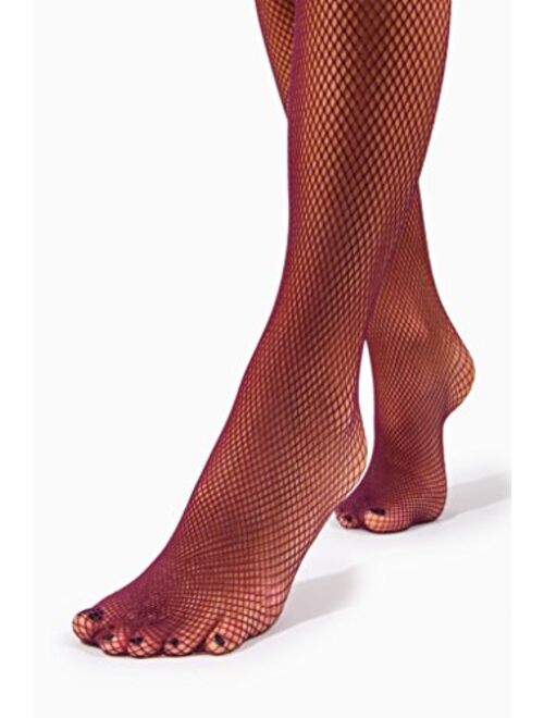 sofsy Fishnet Tights Pantyhose - High Waist Net Nylon Stockings - Lingerie [Made In Italy]