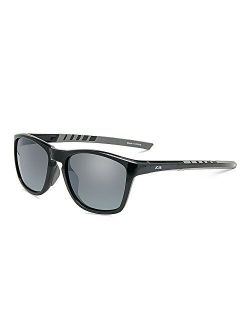 JOJEN Polarized Sports Sunglasses for men women Baseball Running Cycling Fishing Golf Tr90 ultralight Frame JE001