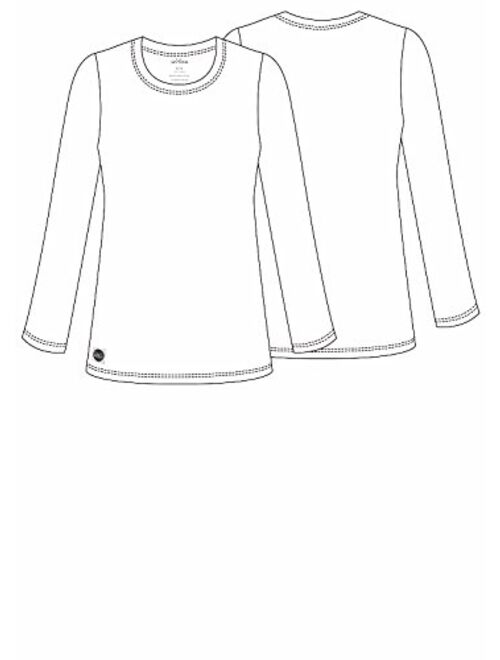 Sivvan 3 Pack Women's Comfort Long Sleeve T-Shirt/Underscrub Tee