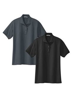 Port Authority Ladies Silk Touch Polo. L500