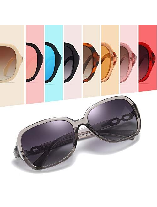 AOMASTE Retro Polarized Sunglasses for Women 100% UV400 Protection Lens Driving Outdoor Eyewear