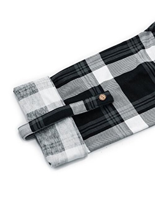 JCZHWQU Women's Zip Up V Neck 3/4 Rolled Sleeve Casual Tunic Shirt