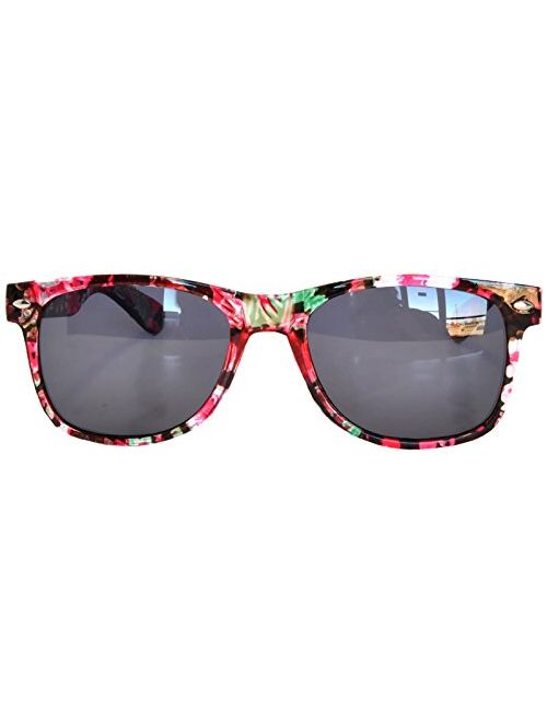 80's Style Classic Vintage Sunglasses Colored Frame Uv Protection for Mens or Womens