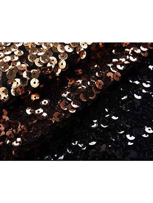 kayamiya Women's 1920S Style Glitter Sequined Vest Tank Tops