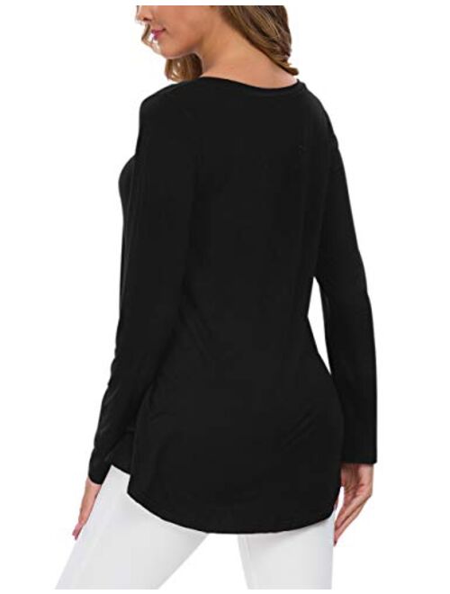MISFAY Women's Casual Sleeveless T Shirt Blouse V Neck Summer Loose Tunic Tank Tops Shirts