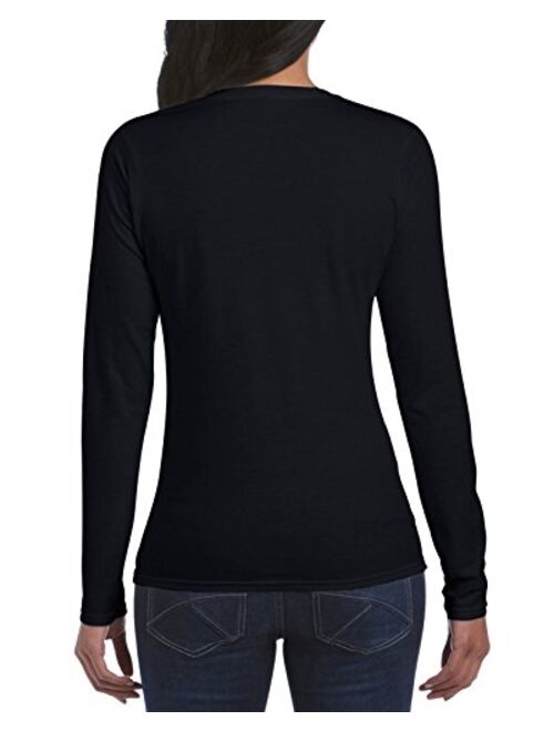 Gildan Women's Softstyle Long Sleeve T-Shirt, 2-Pack
