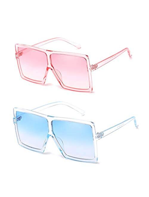 Maolen Oversized Square Sunglasses For Women 