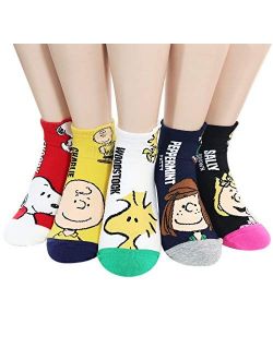The Peanuts Snoopy Women and teen girls Licensed Socks Collection Socksense