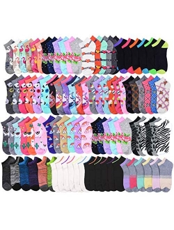 Women's Socks - Ankle Cut, Low Cut, No Show, Footie, Casual, Sport, Athletic Girls Socks in Colorful Patterns