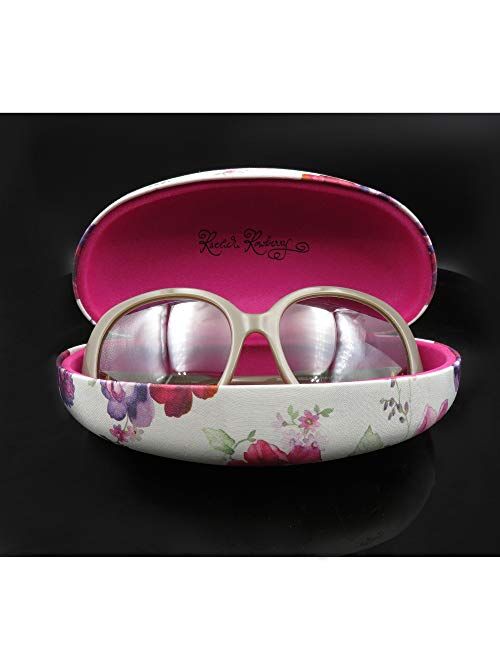 MyEyeglassCase Large Hard Sunglasses Case | fits Large to Extra Large curved Sunglasses, with microfiber cloth