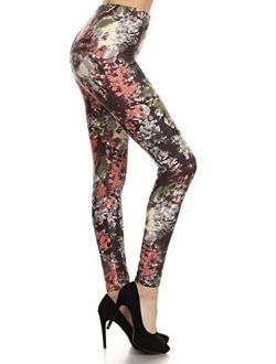 Ultra Soft Women's Printed Fashion Leggings BAT3TD