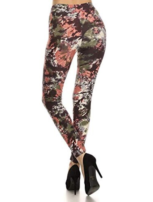 Leggings Depot Ultra Soft Women's Printed Fashion Leggings BAT3TD