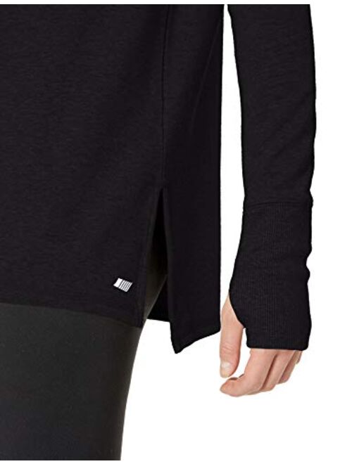 Amazon Essentials Women's Studio Terry Long-Sleeve Funnel-Neck Tunic