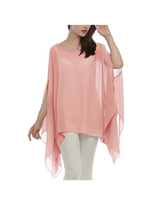 Storm Island Plain Ladies Poncho Plus Size Batwing Sleeves Tassels Knitted Winter Wear Tunic