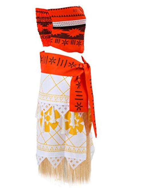 Ainiel Women Girls Skirt Set with Necklace Cosplay Costume Halloween