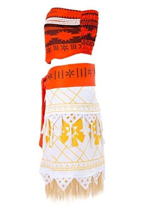 Ainiel Women Girls Skirt Set with Necklace Cosplay Costume Halloween