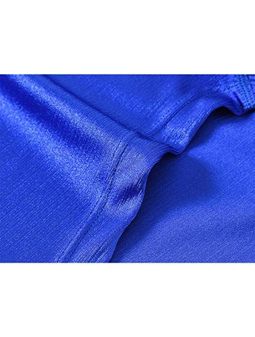 ZONBAILON Men's Sexy Underwear Bulge Pouch Ice Silk Underpants Low Rise Trunks Short Leg Boxer Briefs
