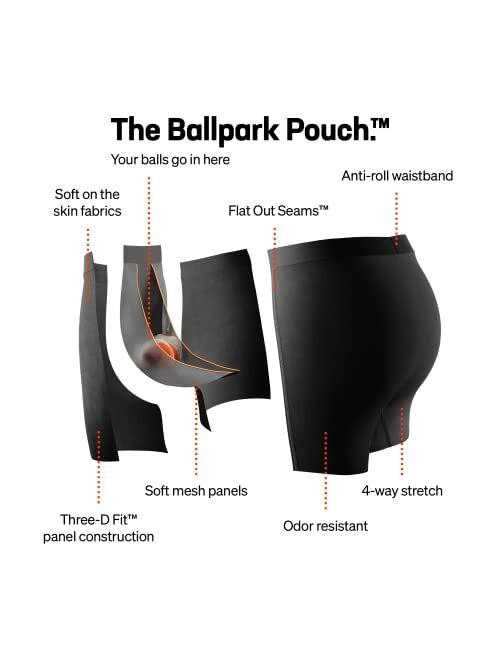 Saxx Men's Underwear - Ultra Boxer Briefs with Built-In BallPark Pouch Support