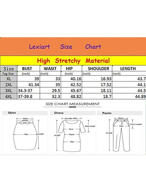 Plus Size Dress - Sexy Stretchy Plus Size Bodycon Dresses Long Sleeve Floral African Mock Neck Party Casual Midi Dress 1X-4X