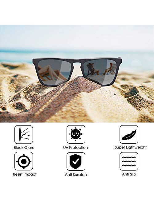 Polarized Sunglasses for Men Women 100% UV400 Protection